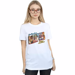 Marvel - T-shirt DEADPOOL GREETINGS - Femme (Blanc)