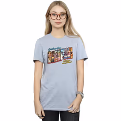 Marvel - T-shirt DEADPOOL GREETINGS - Femme (Gris chiné)