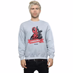 Marvel - Sweat CHIMICHANGA FINGER - Homme (Gris chiné)