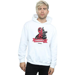 Marvel - Sweat à capuche CHIMICHANGA FINGER - Homme (Blanc)