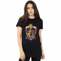 Marvel - T-shirt GUARDIANS OF THE GALAXY - Femme (Noir)