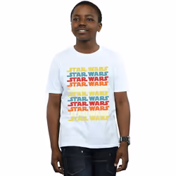 Star Wars - T-shirt - Garçon (Blanc)