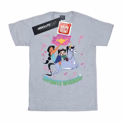 Disney - T-shirt WRECK IT RALPHAND VANELLOPE - Homme (Gris chiné)