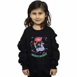 Disney - Sweat WRECK IT RALPHAND VANELLOPE - Fille (Noir)