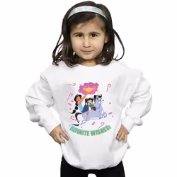 Disney - Sweat WRECK IT RALPHAND VANELLOPE - Fille (Blanc)