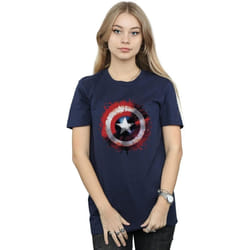 Marvel - T-shirt AVENGERS - Femme (Bleu marine)