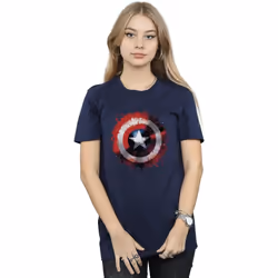 Marvel - T-shirt AVENGERS - Femme (Bleu marine)