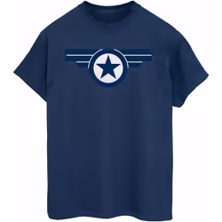 Marvel - T-shirt SUPER SOLDIER - Femme (Bleu marine)