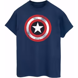 Marvel - T-shirt - Femme (Bleu marine)