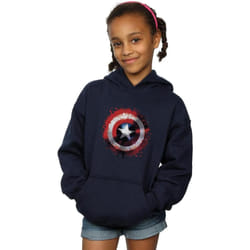 Marvel - Sweat à capuche AVENGERS - Fille (Bleu marine)