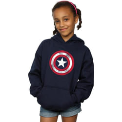 Marvel - Sweat à capuche - Fille (Bleu marine)