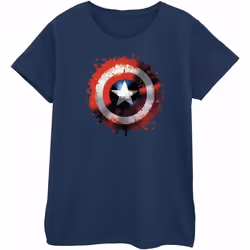 Marvel - T-shirt AVENGERS - Femme (Bleu marine)