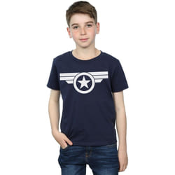 Marvel - T-shirt SUPER SOLDIER - Garçon (Bleu marine)