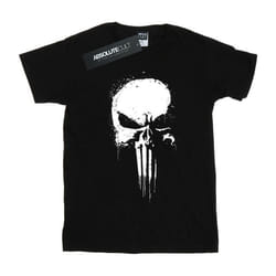 Marvel - T-shirt THE PUNISHER SPRAY SKULL - Garçon (Noir)