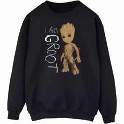 Marvel - Sweat GUARDIANS OF THE GALAXY AM GROOT - Homme (Noir)