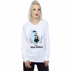 Disney - Sweat ROOFTOP LANDING - Femme (Blanc)