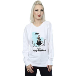 Disney - Sweat ROOFTOP LANDING - Femme (Blanc)