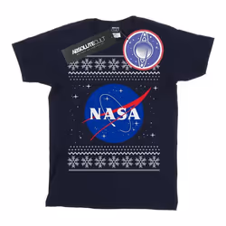 NASA - T-shirt - Homme (Bleu marine)