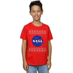 NASA - T-shirt - Garçon (Rouge)