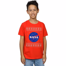 NASA - T-shirt - Garçon (Rouge)