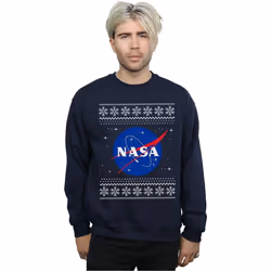 NASA - Sweat - Homme (Bleu marine)