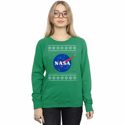 NASA - Sweat - Femme (Vert vif)
