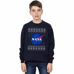 NASA - Sweat - Garçon (Bleu marine)