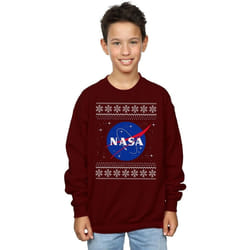 NASA - Sweat - Garçon (Bordeaux)
