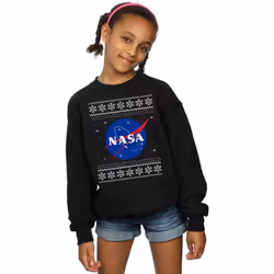 NASA - Sweat - Fille (Noir)