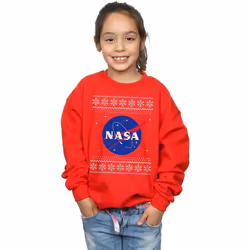 NASA - Sweat - Fille (Rouge)
