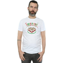 Star Wars - T-shirt THE LAST JEDI SQUEAKING ROLLING THROUGH THE SNOW - Homme (Blanc)