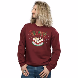 Star Wars - Sweat THE LAST JEDI SQUEAKING ROLLING THROUGH THE SNOW - Homme (Bordeaux)