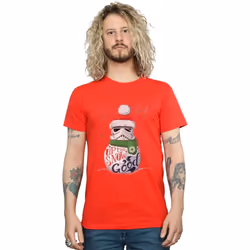 Star Wars - T-shirt UP TO SNOW GOOD - Homme (Rouge)