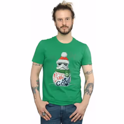 Star Wars - T-shirt UP TO SNOW GOOD - Homme (Vert vif)