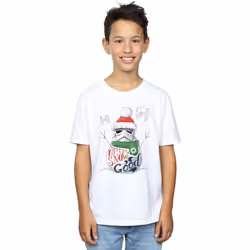 Star Wars - T-shirt UP TO SNOW GOOD - Garçon (Blanc)