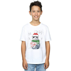 Star Wars - T-shirt UP TO SNOW GOOD - Garçon (Blanc)
