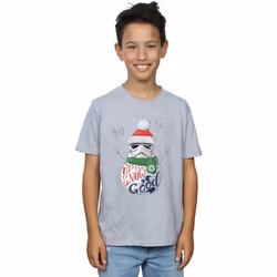 Star Wars - T-shirt UP TO SNOW GOOD - Garçon (Gris chiné)