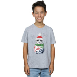 Star Wars - T-shirt UP TO SNOW GOOD - Garçon (Gris chiné)