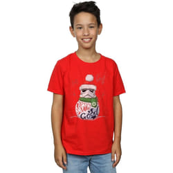 Star Wars - T-shirt UP TO SNOW GOOD - Garçon (Rouge)