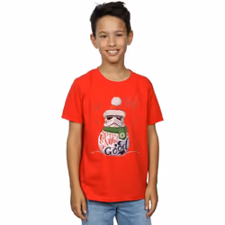Star Wars - T-shirt UP TO SNOW GOOD - Garçon (Rouge)