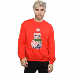 Star Wars - Sweat UP TO SNOW GOOD - Homme (Rouge)