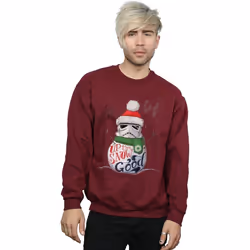 Star Wars - Sweat UP TO SNOW GOOD - Homme (Bordeaux)