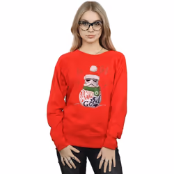 Star Wars - Sweat UP TO SNOW GOOD - Femme (Rouge)