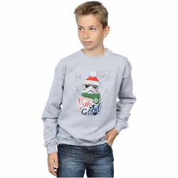 Star Wars - Sweat UP TO SNOW GOOD - Garçon (Gris chiné)