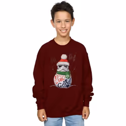 Star Wars - Sweat UP TO SNOW GOOD - Garçon (Bordeaux)