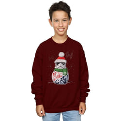 Star Wars - Sweat UP TO SNOW GOOD - Garçon (Bordeaux)
