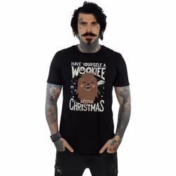 Star Wars - T-shirt WOOKIEE LITTLE - Homme (Noir)