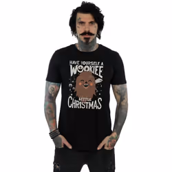 Star Wars - T-shirt WOOKIEE LITTLE - Homme (Noir)