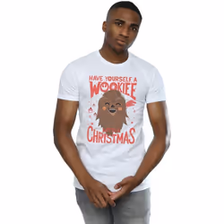 Star Wars - T-shirt WOOKIEE LITTLE - Homme (Blanc)