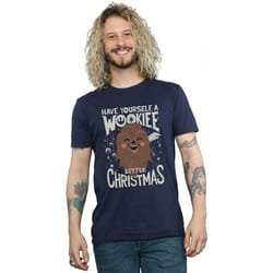 Star Wars - T-shirt WOOKIEE LITTLE - Homme (Bleu marine)
